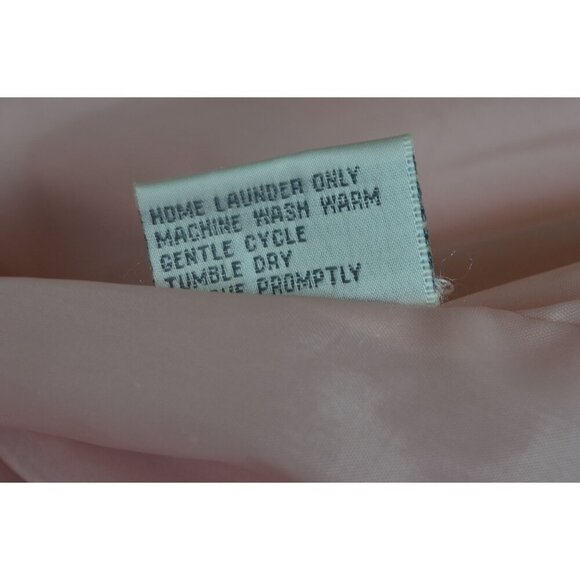 Vintage 80s Van Heusen for Her Pastel Baby Pink Sports Jacket Hidden Hood Size M - Picture 11 of 13